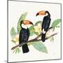 Tropical Fun Bird I Leaves-Harriet Sussman-Mounted Art Print