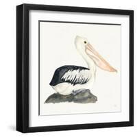 Tropical Fun Bird II-Harriet Sussman-Framed Art Print