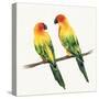 Tropical Fun Bird III-Harriet Sussman-Stretched Canvas