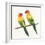 Tropical Fun Bird III-Harriet Sussman-Framed Art Print