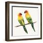 Tropical Fun Bird III-Harriet Sussman-Framed Art Print