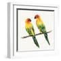 Tropical Fun Bird III-Harriet Sussman-Framed Art Print