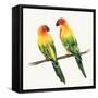 Tropical Fun Bird III-Harriet Sussman-Framed Stretched Canvas