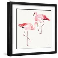 Tropical Fun Bird V-Harriet Sussman-Framed Art Print