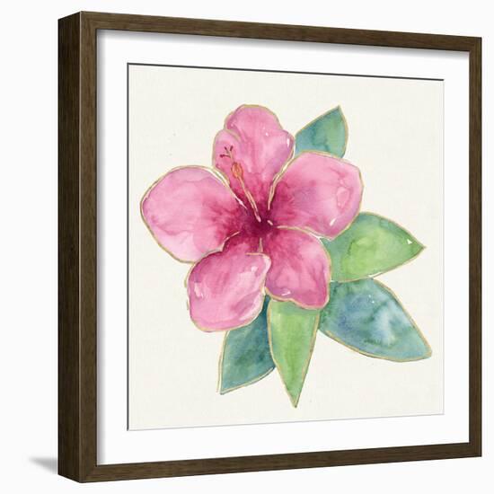 Tropical Fun Flowers III-Harriet Sussman-Framed Art Print