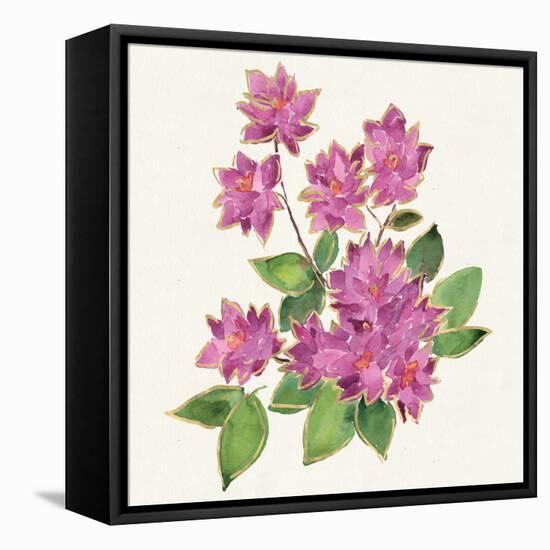 Tropical Fun Flowers IV-Harriet Sussman-Framed Stretched Canvas