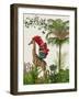 Tropical Giraffe 4-Fab Funky-Framed Art Print