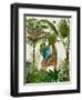 Tropical Giraffe 5-Fab Funky-Framed Art Print