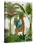 Tropical Giraffe 5-Fab Funky-Stretched Canvas