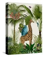 Tropical Giraffe 5-Fab Funky-Stretched Canvas