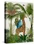 Tropical Giraffe 5-Fab Funky-Stretched Canvas