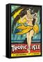 Tropical Girl Pin Up-null-Framed Stretched Canvas