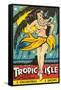 Tropical Girl Pin Up-null-Framed Stretched Canvas