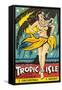 Tropical Girl Pin Up-null-Framed Stretched Canvas