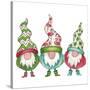 Tropical Gnomes-Elizabeth Medley-Stretched Canvas