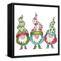 Tropical Gnomes-Elizabeth Medley-Framed Stretched Canvas