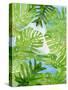 Tropical Greenery-Mary Escobedo-Stretched Canvas