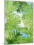 Tropical Greenery-Mary Escobedo-Mounted Art Print