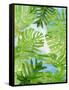 Tropical Greenery-Mary Escobedo-Framed Stretched Canvas