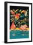 Tropical Hobbyland - Birds-null-Framed Art Print