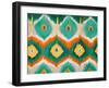 Tropical Ikat II-Patricia Pinto-Framed Art Print