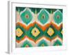 Tropical Ikat II-Patricia Pinto-Framed Art Print