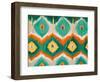 Tropical Ikat II-Patricia Pinto-Framed Art Print