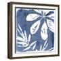 Tropical Indigo Impressions II-June Vess-Framed Art Print