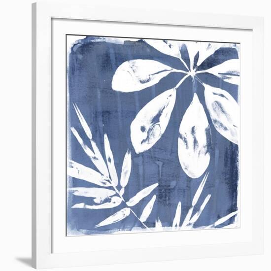 Tropical Indigo Impressions II-June Vess-Framed Art Print