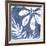 Tropical Indigo Impressions II-June Vess-Framed Art Print