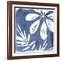 Tropical Indigo Impressions II-June Vess-Framed Art Print