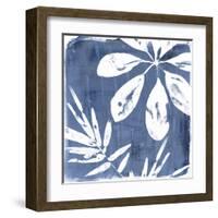 Tropical Indigo Impressions II-June Vess-Framed Art Print