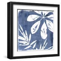 Tropical Indigo Impressions II-June Vess-Framed Art Print