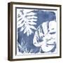 Tropical Indigo Impressions IV-June Vess-Framed Art Print