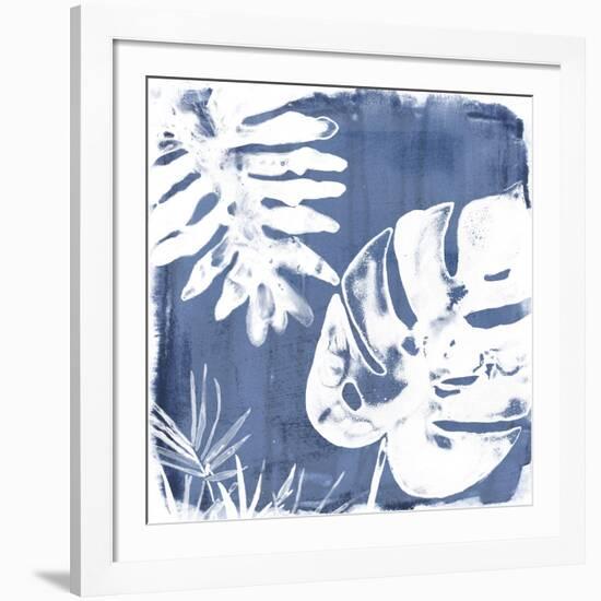 Tropical Indigo Impressions IV-June Vess-Framed Art Print