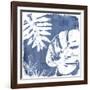 Tropical Indigo Impressions IV-June Vess-Framed Art Print