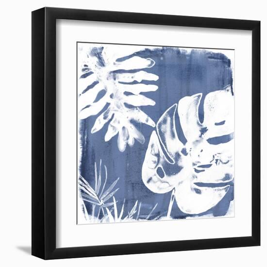 Tropical Indigo Impressions IV-June Vess-Framed Art Print