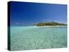 Tropical Island and Lagoon, Baa Atoll, Maldives, Indian Ocean-Sakis Papadopoulos-Stretched Canvas