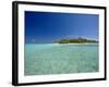 Tropical Island and Lagoon, Baa Atoll, Maldives, Indian Ocean-Sakis Papadopoulos-Framed Photographic Print