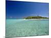 Tropical Island and Lagoon, Baa Atoll, Maldives, Indian Ocean-Sakis Papadopoulos-Mounted Photographic Print