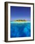 Tropical Island and Lagoon in Maldives, Indian Ocean, Asia-Sakis Papadopoulos-Framed Photographic Print