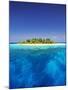 Tropical Island and Lagoon in Maldives, Indian Ocean, Asia-Sakis Papadopoulos-Mounted Photographic Print