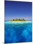 Tropical Island and Lagoon in Maldives, Indian Ocean, Asia-Sakis Papadopoulos-Mounted Photographic Print