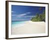 Tropical Island and Lagoon, Maldives, Indian Ocean, Asia-Sakis Papadopoulos-Framed Photographic Print