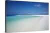 Tropical Island and Lagoon, Maldives, Indian Ocean, Asia-Sakis Papadopoulos-Stretched Canvas