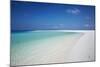 Tropical Island and Lagoon, Maldives, Indian Ocean, Asia-Sakis Papadopoulos-Mounted Photographic Print