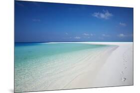 Tropical Island and Lagoon, Maldives, Indian Ocean, Asia-Sakis Papadopoulos-Mounted Photographic Print