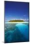 Tropical Island and Lagoon, Maldives, Indian Ocean, Asia-Sakis Papadopoulos-Mounted Photographic Print