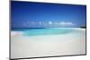 Tropical Island and Lagoon, Maldives, Indian Ocean, Asia-Sakis Papadopoulos-Mounted Photographic Print