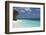 Tropical Island and Lagoon, Maldives, Indian Ocean, Asia-Sakis Papadopoulos-Framed Photographic Print